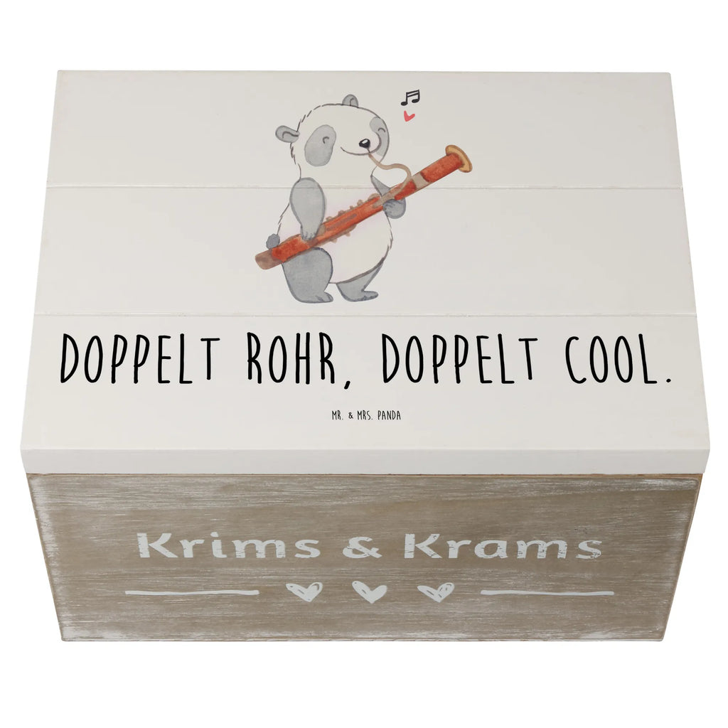 Holzkiste Fagott Doppelt Cool XXL, Schatulle, Truhe, Aufbewahrungsbox, Erinnerungskiste, Schatzkiste, Kiste, Geschenkdose, Erinnerungsbox, Dekokiste, Holzkiste, Geschenkbox, Instrumente, Geschenke Musiker, Musikliebhaber