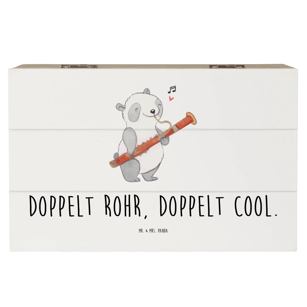 Holzkiste Fagott Doppelt Cool XXL, Schatulle, Truhe, Aufbewahrungsbox, Erinnerungskiste, Schatzkiste, Kiste, Geschenkdose, Erinnerungsbox, Dekokiste, Holzkiste, Geschenkbox, Instrumente, Geschenke Musiker, Musikliebhaber