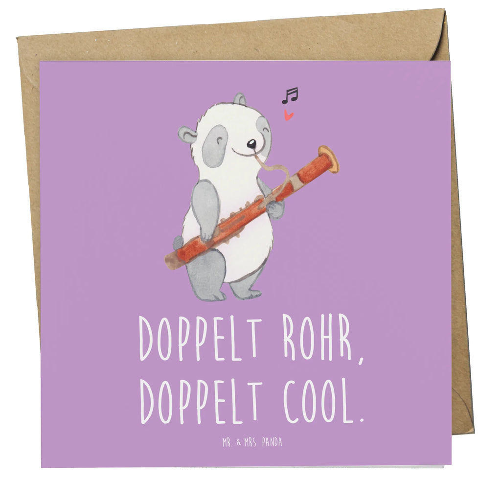 Deluxe Card Doppelt Rohr, doppelt cool. Klappkarte, Grußkarte, Hochwertige Grußkarte, Karte, Glückwunschkarte, Einladungskarte, Hochzeitskarte, Geburtstagskarte, Hochwertige Klappkarte, Instrumente, Geschenke Musiker, Musikliebhaber