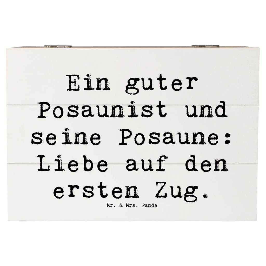 Holzkiste Spruch Posaune Liebe Dekokiste, Holzkiste, Geschenkdose, Schatulle, Geschenkbox, Erinnerungsbox, XXL, Erinnerungskiste, Truhe, Aufbewahrungsbox, Kiste, Schatzkiste, Instrumente, Geschenke Musiker, Musikliebhaber