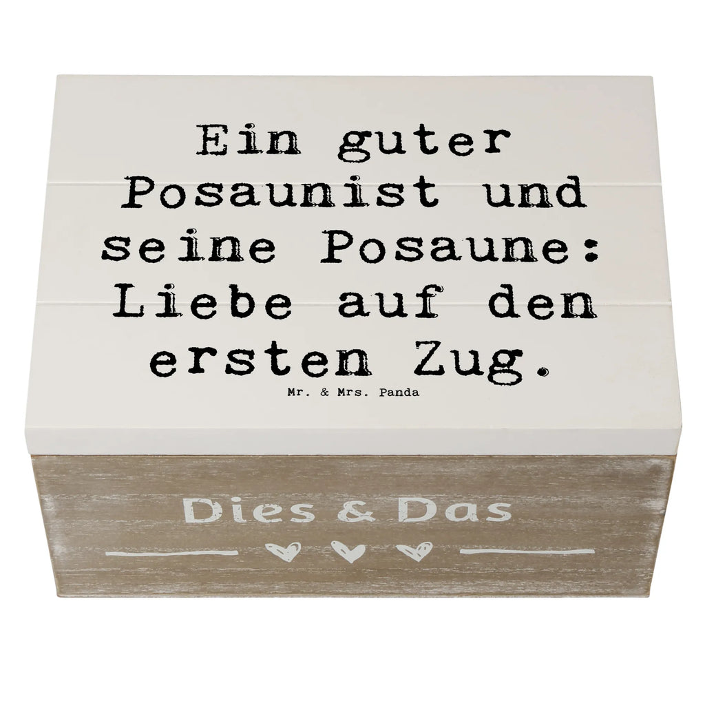 Holzkiste Spruch Posaune Liebe Dekokiste, Holzkiste, Geschenkdose, Schatulle, Geschenkbox, Erinnerungsbox, XXL, Erinnerungskiste, Truhe, Aufbewahrungsbox, Kiste, Schatzkiste, Instrumente, Geschenke Musiker, Musikliebhaber