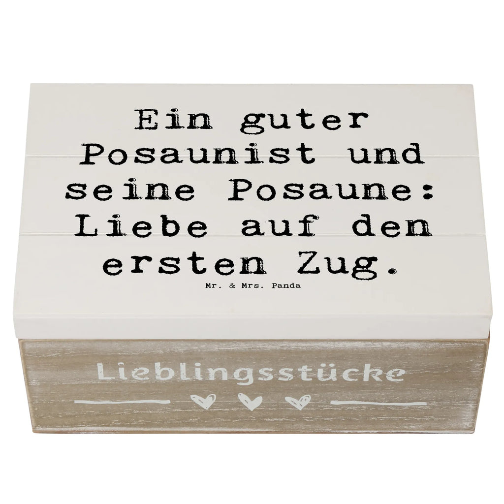 Holzkiste Spruch Posaune Liebe Dekokiste, Holzkiste, Geschenkdose, Schatulle, Geschenkbox, Erinnerungsbox, XXL, Erinnerungskiste, Truhe, Aufbewahrungsbox, Kiste, Schatzkiste, Instrumente, Geschenke Musiker, Musikliebhaber
