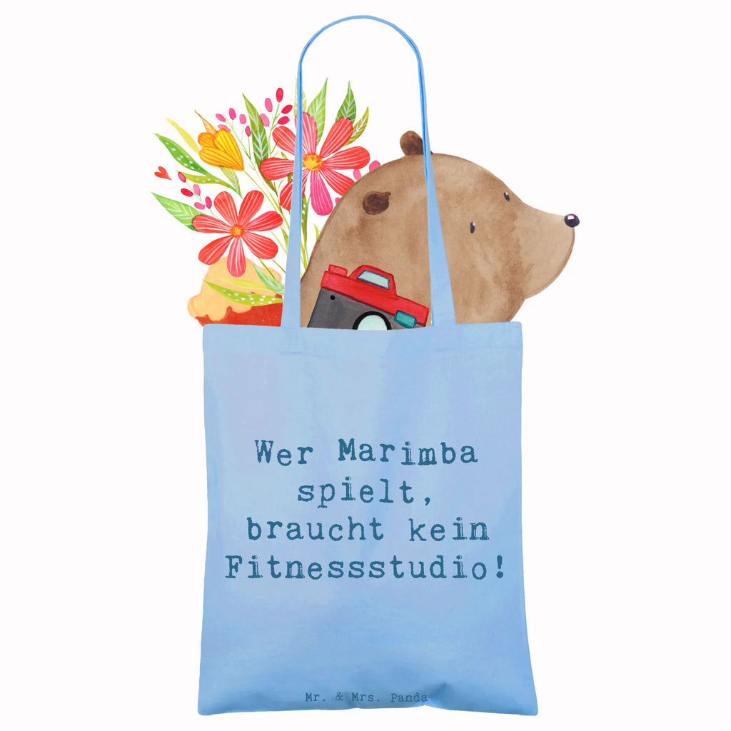 Tragetasche Spruch Marimba Fitness Stofftasche, Tasche, Shopper, Beutel, Beuteltasche, Umhängetasche, Stoffbeutel, Badetasche, Tragetasche, Laptoptasche, Schultertasche, Einkaufstasche, Jutetasche, Einkaufstüte, Strandtasche, Jutebeutel, Instrumente, Geschenke Musiker, Musikliebhaber
