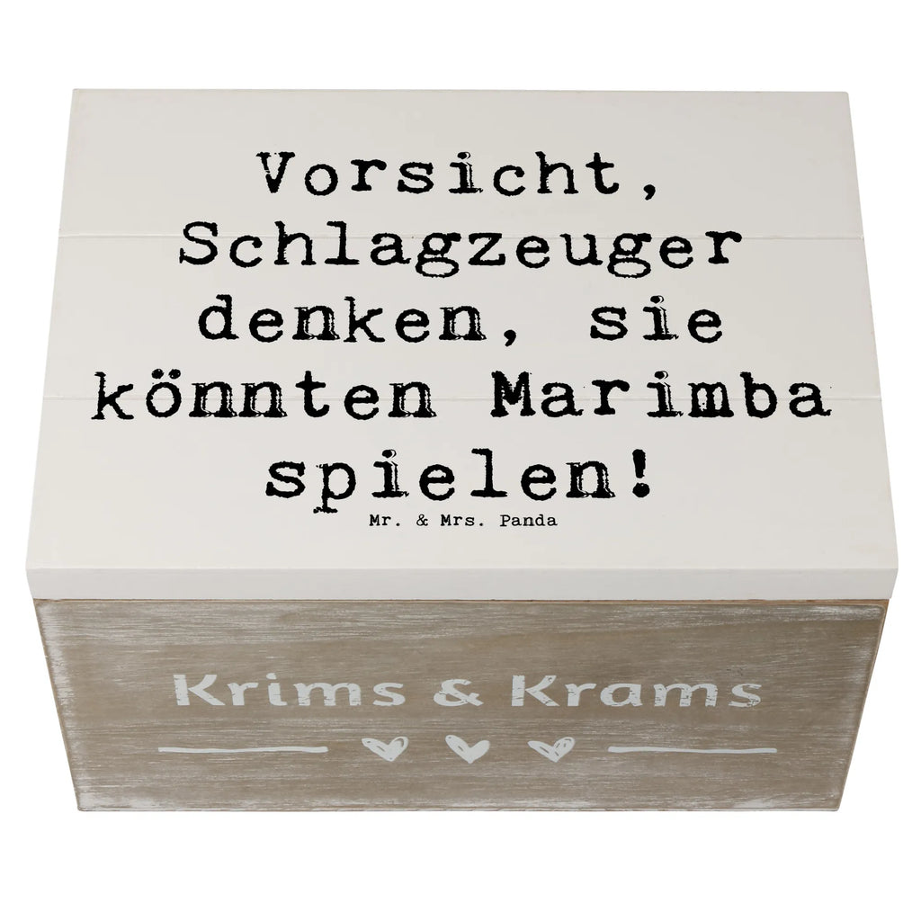 Holzkiste Spruch Marimba Humor Geschenkdose, Geschenkbox, Aufbewahrungsbox, Truhe, Erinnerungskiste, Erinnerungsbox, Schatzkiste, Schatulle, Dekokiste, Kiste, XXL, Holzkiste, Instrumente, Geschenke Musiker, Musikliebhaber