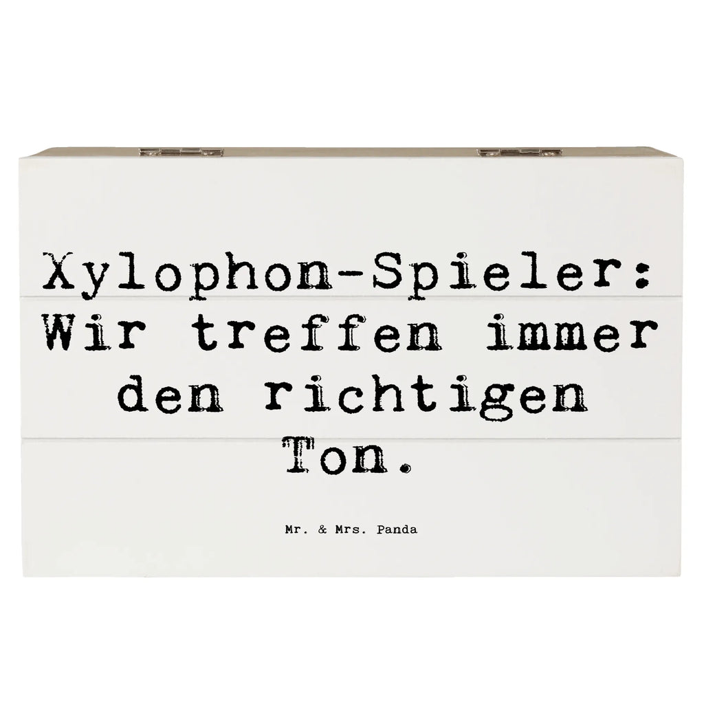 Holzkiste Spruch Xylophon Melodie Erinnerungsbox, Erinnerungskiste, Aufbewahrungsbox, Schatzkiste, Schatulle, XXL, Geschenkdose, Holzkiste, Geschenkbox, Kiste, Truhe, Dekokiste, Instrumente, Geschenke Musiker, Musikliebhaber