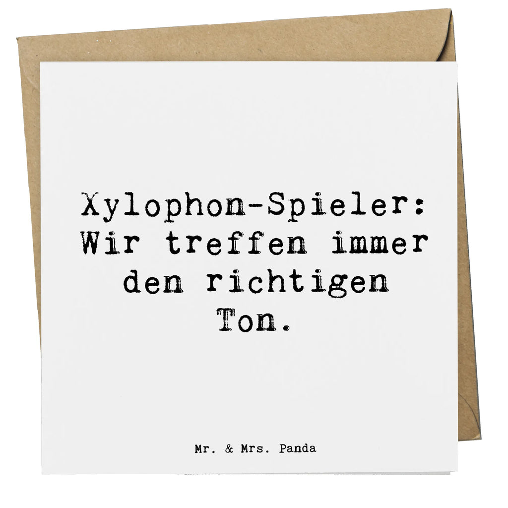 Deluxe Karte Spruch Xylophon Melodie Klappkarte, Karte, Geburtstagskarte, Glückwunschkarte, Hochwertige Grußkarte, Grußkarte, Hochzeitskarte, Hochwertige Klappkarte, Einladungskarte, Instrumente, Geschenke Musiker, Musikliebhaber