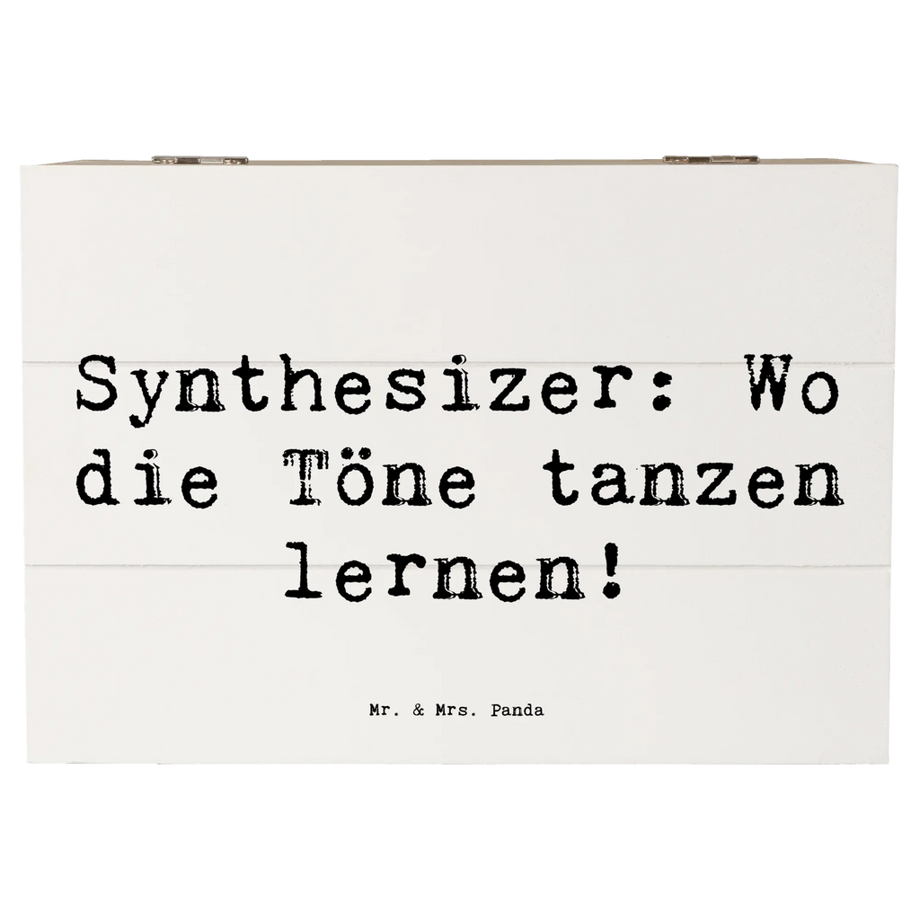 Holzkiste Spruch Synthesizer Tanz Erinnerungskiste, Dekokiste, Geschenkbox, Kiste, Holzkiste, Schatzkiste, Truhe, Geschenkdose, XXL, Erinnerungsbox, Schatulle, Aufbewahrungsbox, Instrumente, Geschenke Musiker, Musikliebhaber