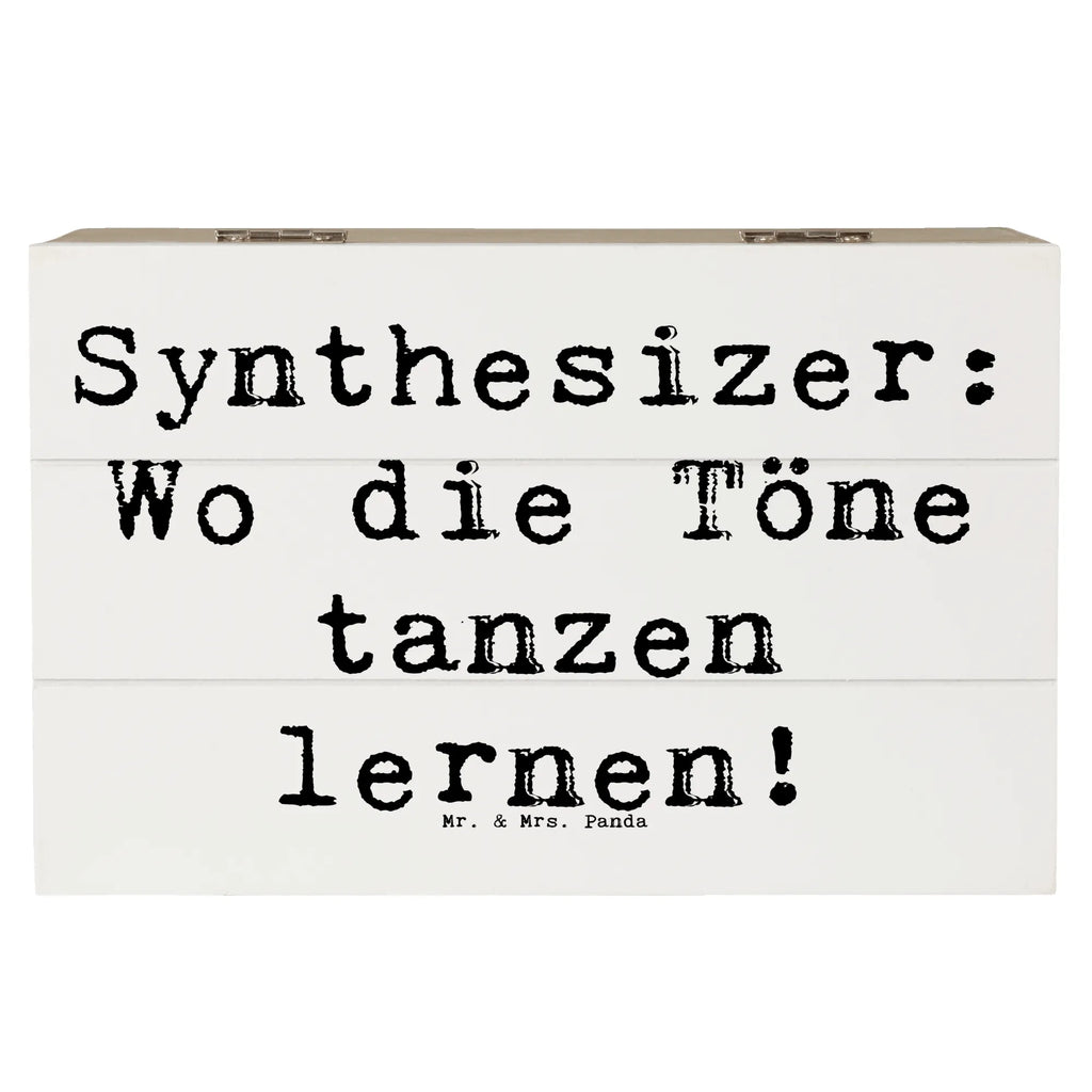Holzkiste Spruch Synthesizer Tanz Erinnerungskiste, Dekokiste, Geschenkbox, Kiste, Holzkiste, Schatzkiste, Truhe, Geschenkdose, XXL, Erinnerungsbox, Schatulle, Aufbewahrungsbox, Instrumente, Geschenke Musiker, Musikliebhaber