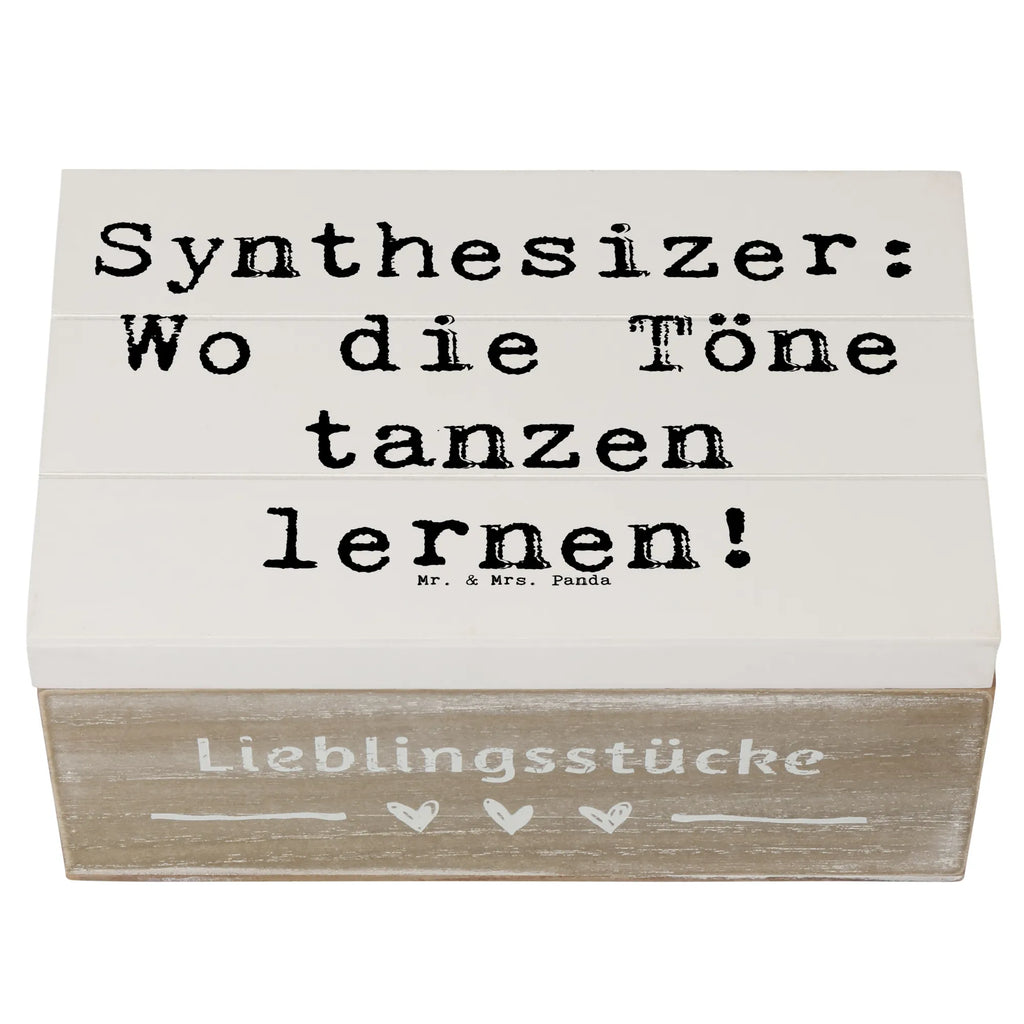 Holzkiste Spruch Synthesizer Tanz Erinnerungskiste, Dekokiste, Geschenkbox, Kiste, Holzkiste, Schatzkiste, Truhe, Geschenkdose, XXL, Erinnerungsbox, Schatulle, Aufbewahrungsbox, Instrumente, Geschenke Musiker, Musikliebhaber