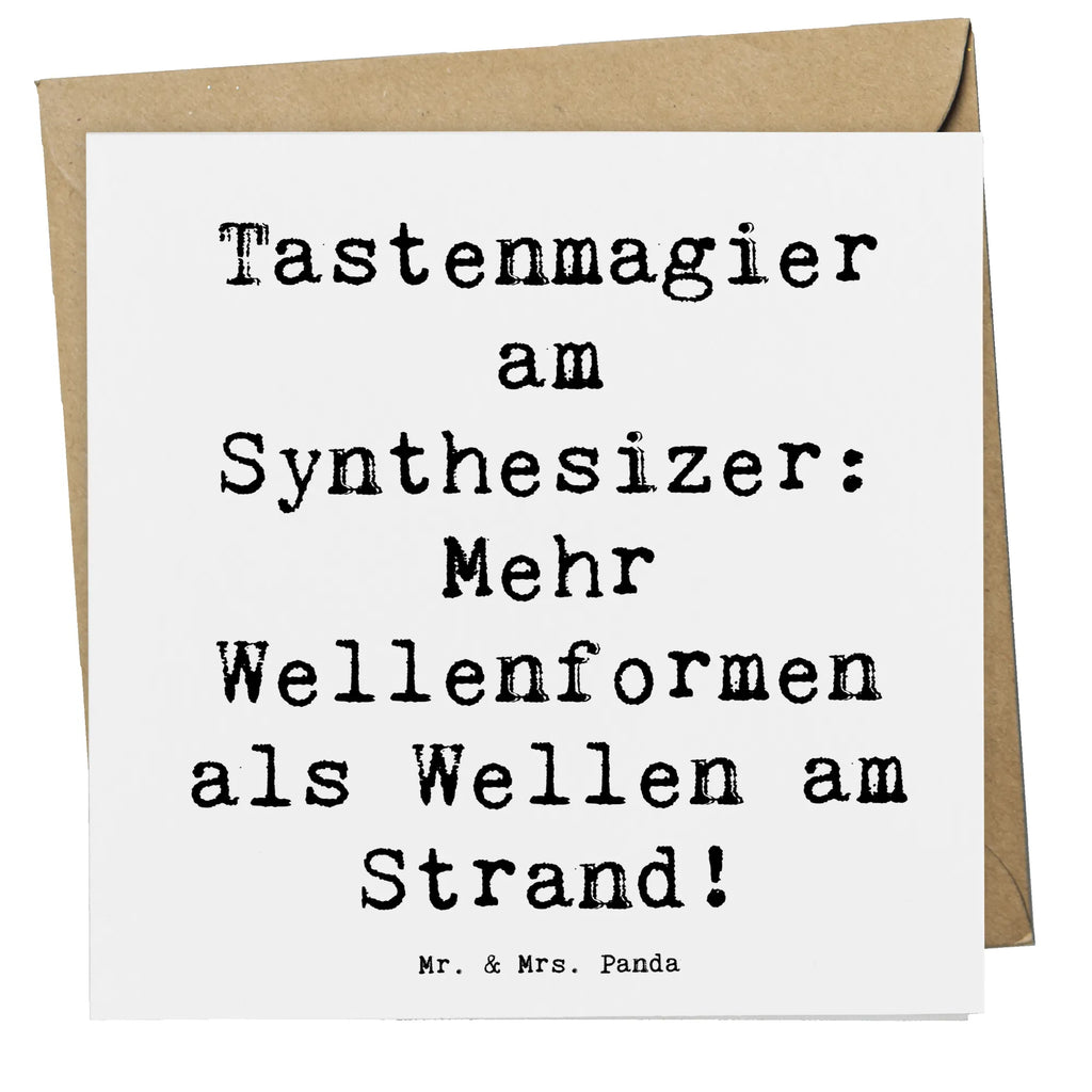 Deluxe Karte Spruch Synthesizer Magie Hochwertige Grußkarte, Einladungskarte, Karte, Grußkarte, Geburtstagskarte, Glückwunschkarte, Hochzeitskarte, Hochwertige Klappkarte, Klappkarte, Instrumente, Geschenke Musiker, Musikliebhaber