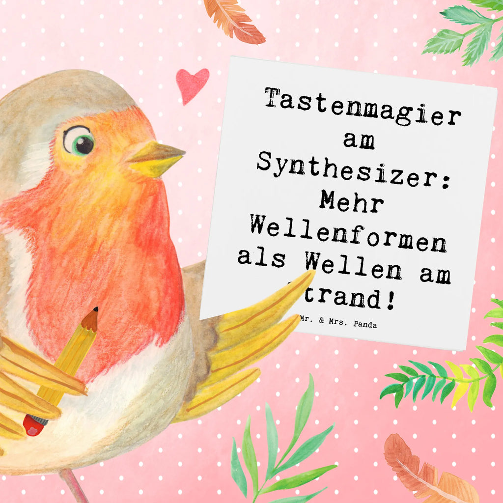 Deluxe Karte Spruch Synthesizer Magie Hochwertige Grußkarte, Einladungskarte, Karte, Grußkarte, Geburtstagskarte, Glückwunschkarte, Hochzeitskarte, Hochwertige Klappkarte, Klappkarte, Instrumente, Geschenke Musiker, Musikliebhaber