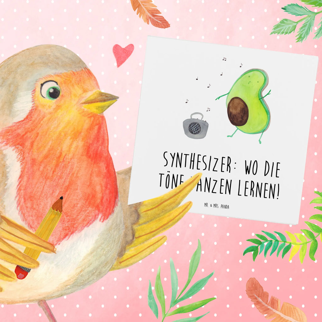 Deluxe Karte Synthesizer Tanz Glückwunschkarte, Hochzeitskarte, Hochwertige Klappkarte, Klappkarte, Karte, Einladungskarte, Geburtstagskarte, Grußkarte, Hochwertige Grußkarte, Instrumente, Geschenke Musiker, Musikliebhaber