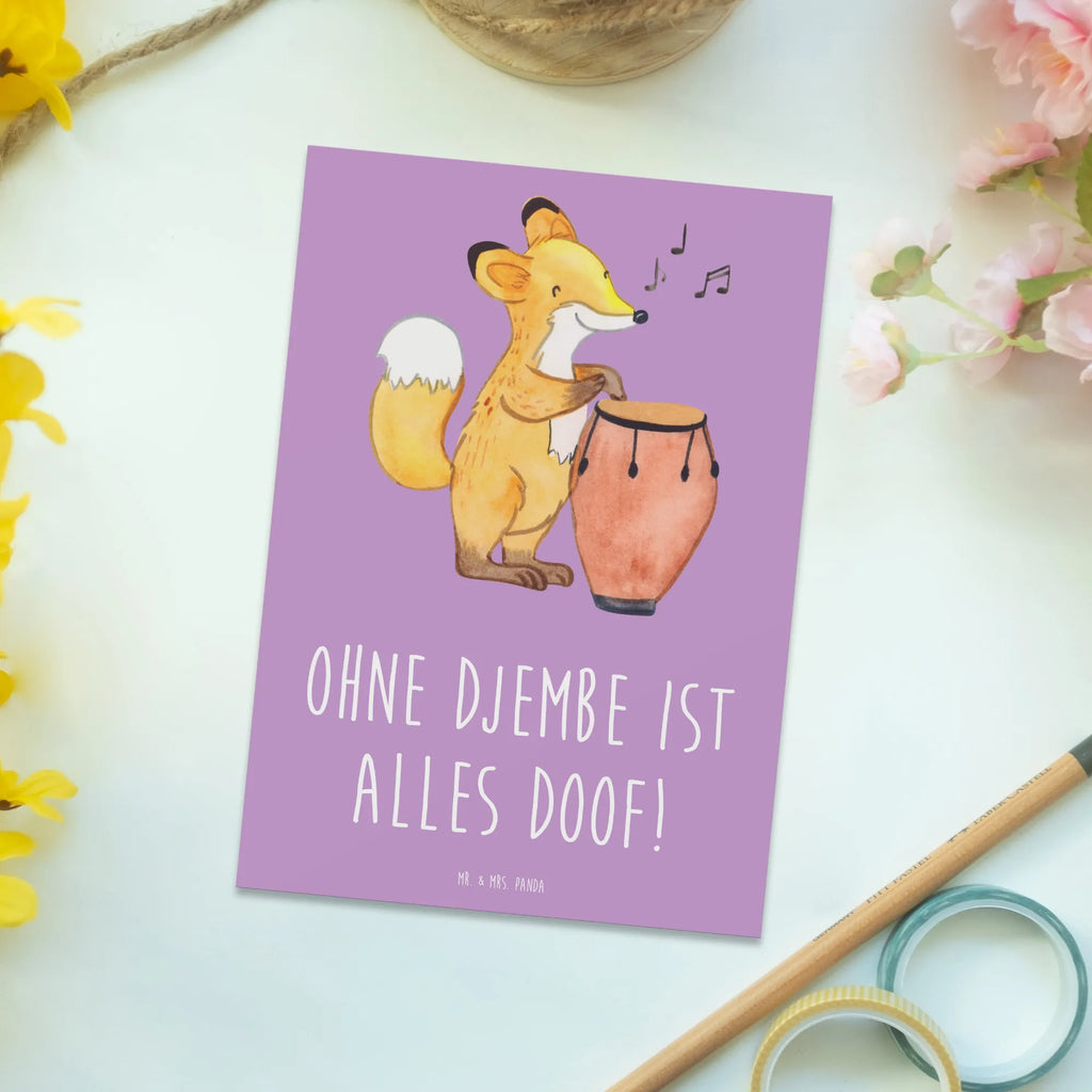 Postcard Ohne Djembe ist alles doof! Ansichtskarten, Einladung, Einladung Geburtstag, Karte, Einladungskarte, Postkarte, Grußkarte, Einladungskarten Geburtstag, Geburtstagskarte, Geschenkkarte, Ansichtskarte, Dankeskarte, Instrumente, Geschenke Musiker, Musikliebhaber