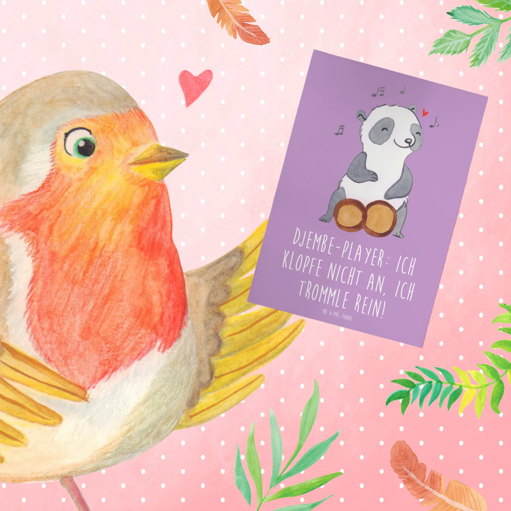 Greetings card Djembe-Player: Ich klopfe nicht an, ich trommle rein! Ansichtskarten, Grußkarte, Karte, Hochzeitskarte, Geburtstagskarte, Glückwunschkarte, Klappkarte, Einladungskarte, Instrumente, Geschenke Musiker, Musikliebhaber