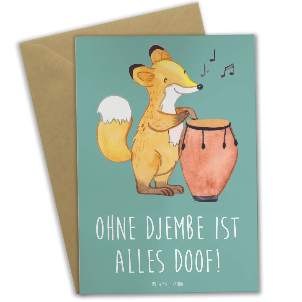 Grußkarte Djembe Freude Grußkarte, Geburtstagskarte, Glückwunschkarte, Einladungskarte, Klappkarte, Hochzeitskarte, Ansichtskarten, Karte, Instrumente, Geschenke Musiker, Musikliebhaber