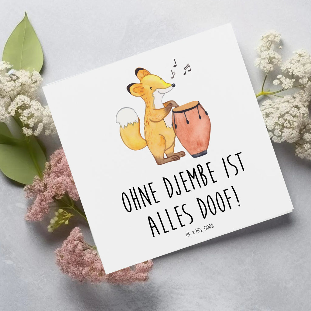 Deluxe Card Ohne Djembe ist alles doof! Klappkarte, Karte, Hochwertige Grußkarte, Hochzeitskarte, Einladungskarte, Hochwertige Klappkarte, Geburtstagskarte, Glückwunschkarte, Grußkarte, Instrumente, Geschenke Musiker, Musikliebhaber