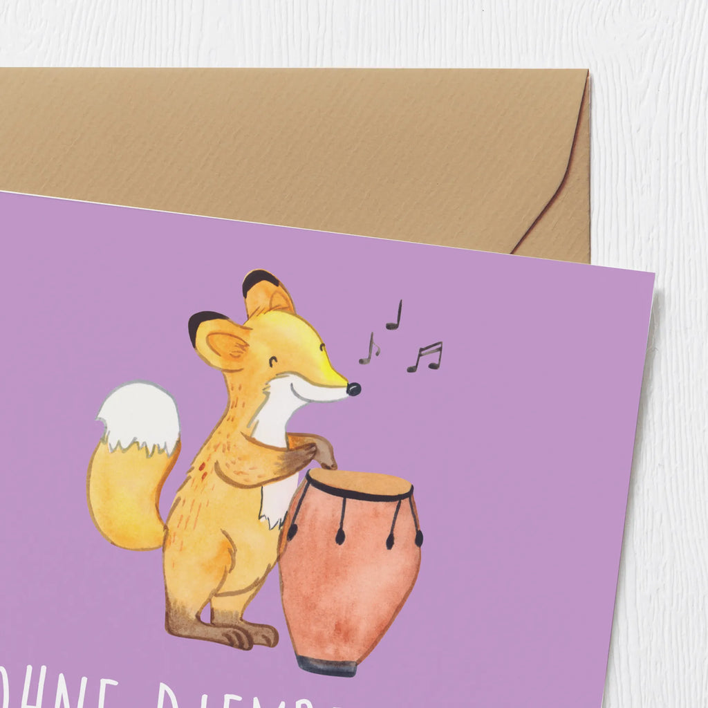 Deluxe Card Ohne Djembe ist alles doof! Klappkarte, Karte, Hochwertige Grußkarte, Hochzeitskarte, Einladungskarte, Hochwertige Klappkarte, Geburtstagskarte, Glückwunschkarte, Grußkarte, Instrumente, Geschenke Musiker, Musikliebhaber