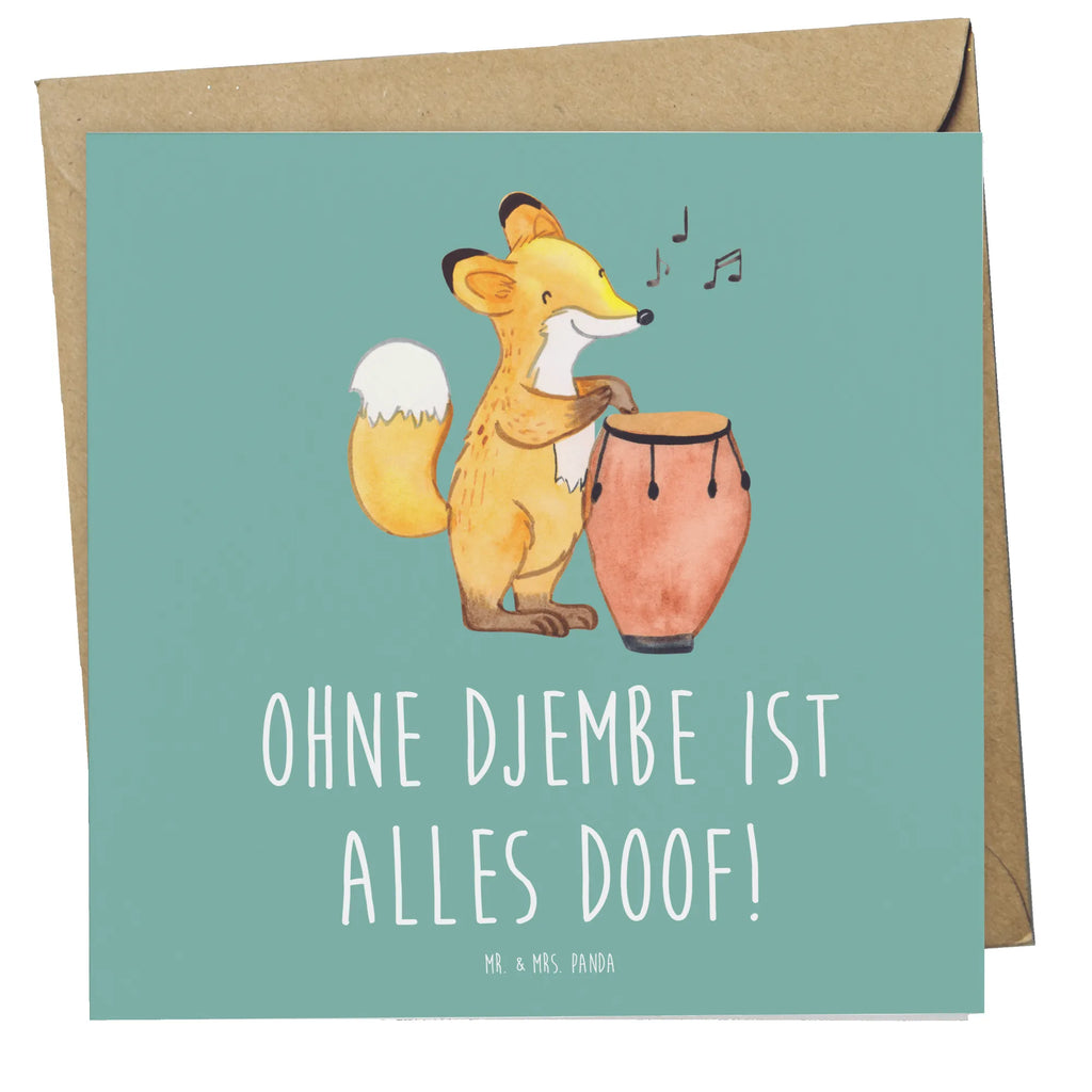 Deluxe Card Ohne Djembe ist alles doof! Klappkarte, Karte, Hochwertige Grußkarte, Hochzeitskarte, Einladungskarte, Hochwertige Klappkarte, Geburtstagskarte, Glückwunschkarte, Grußkarte, Instrumente, Geschenke Musiker, Musikliebhaber