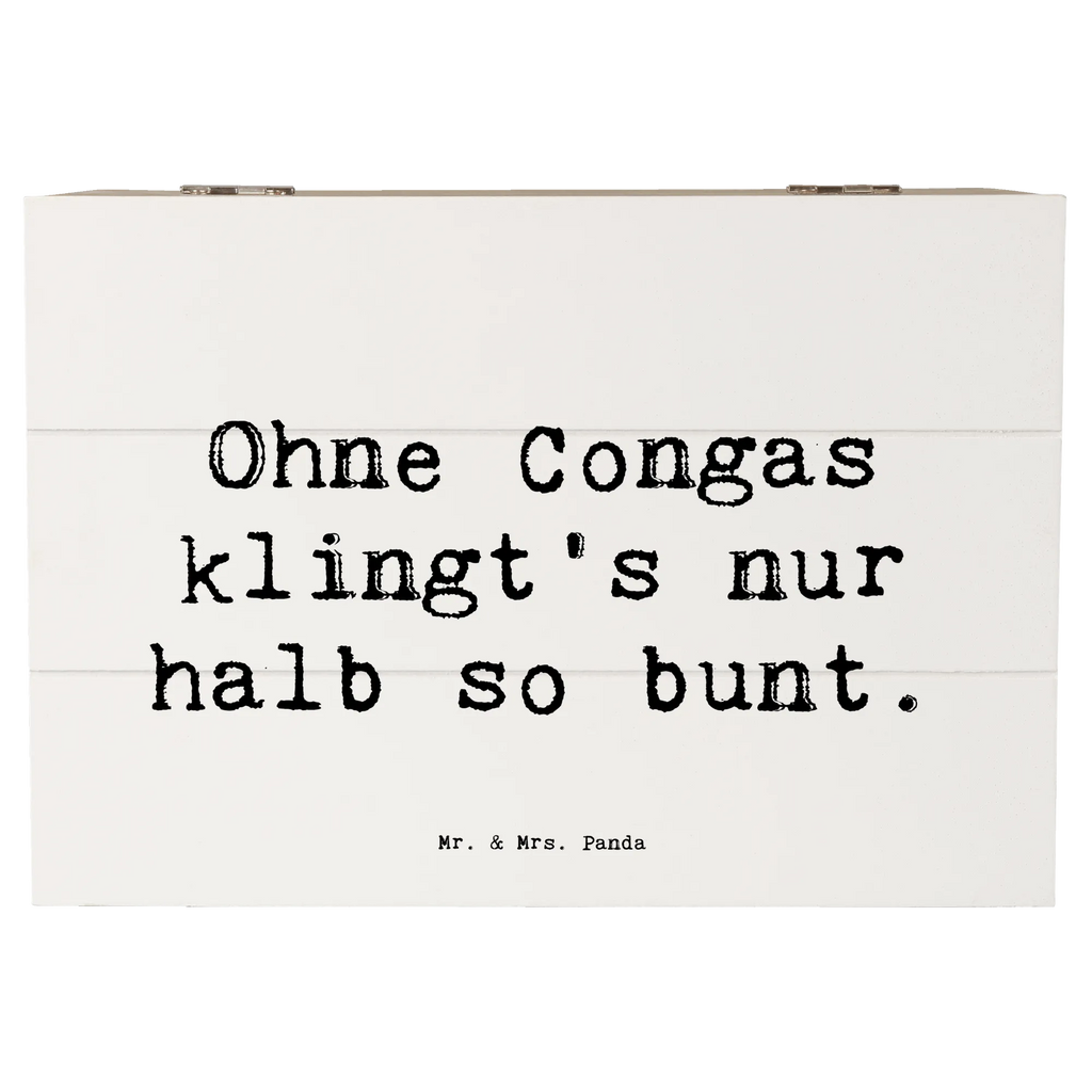 Holzkiste Spruch Bunte Congas Schatulle, Kiste, Erinnerungsbox, Holzkiste, Schatzkiste, Truhe, Geschenkdose, XXL, Dekokiste, Aufbewahrungsbox, Erinnerungskiste, Geschenkbox, Instrumente, Geschenke Musiker, Musikliebhaber