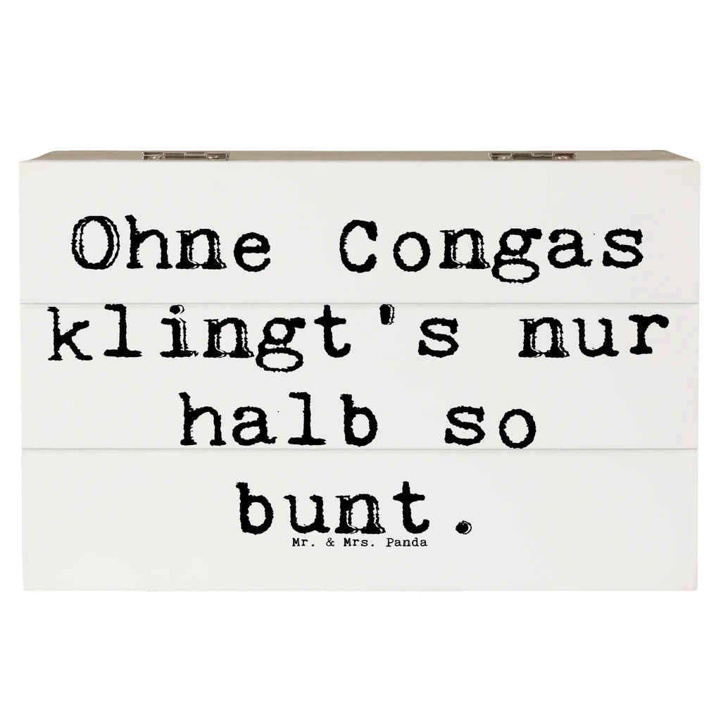 Holzkiste Spruch Bunte Congas Schatulle, Kiste, Erinnerungsbox, Holzkiste, Schatzkiste, Truhe, Geschenkdose, XXL, Dekokiste, Aufbewahrungsbox, Erinnerungskiste, Geschenkbox, Instrumente, Geschenke Musiker, Musikliebhaber