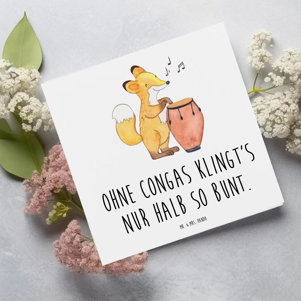 Deluxe Card Ohne Congas klingt's nur halb so bunt. Glückwunschkarte, Grußkarte, Karte, Hochzeitskarte, Einladungskarte, Hochwertige Grußkarte, Klappkarte, Hochwertige Klappkarte, Geburtstagskarte, Instrumente, Geschenke Musiker, Musikliebhaber