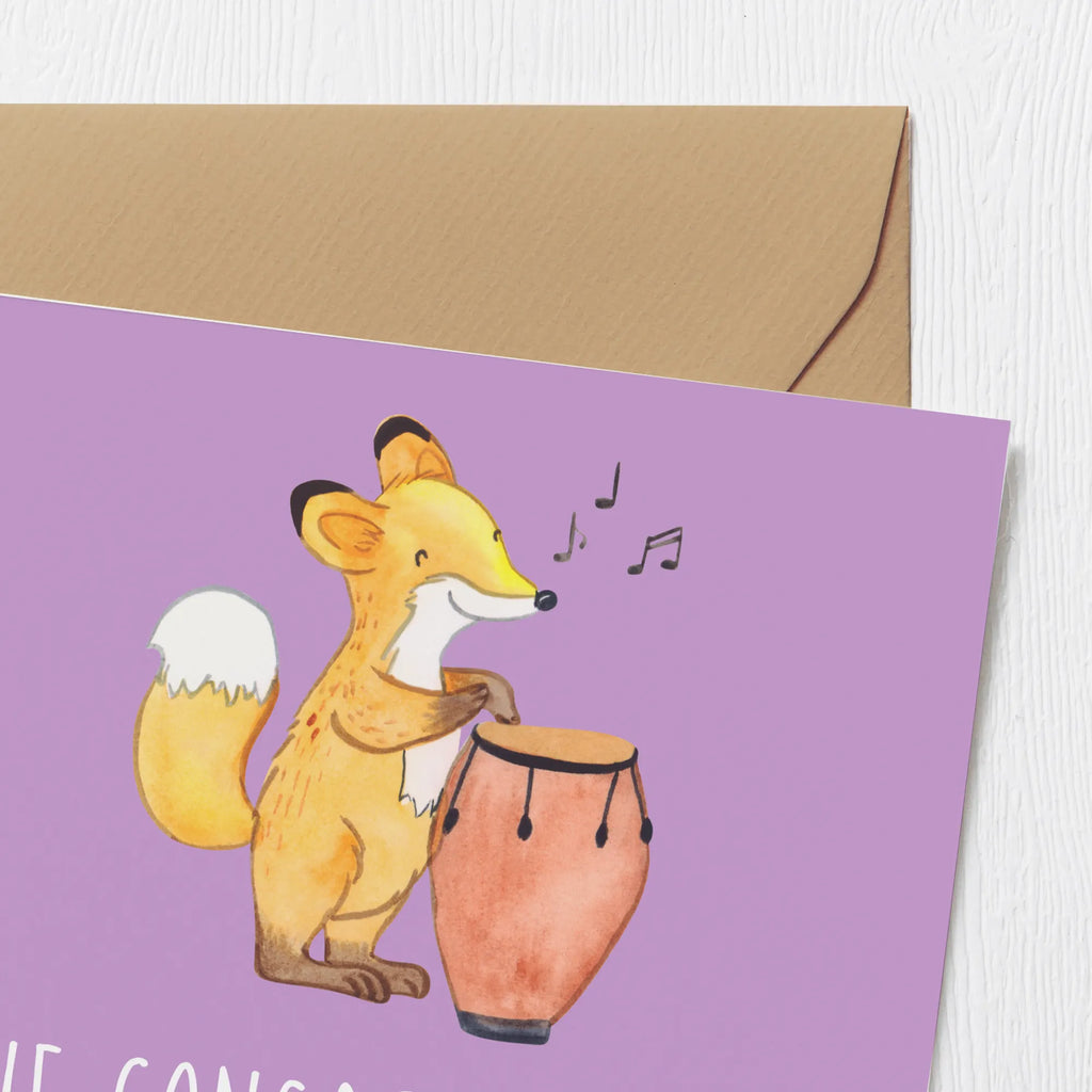 Deluxe Card Ohne Congas klingt's nur halb so bunt. Glückwunschkarte, Grußkarte, Karte, Hochzeitskarte, Einladungskarte, Hochwertige Grußkarte, Klappkarte, Hochwertige Klappkarte, Geburtstagskarte, Instrumente, Geschenke Musiker, Musikliebhaber