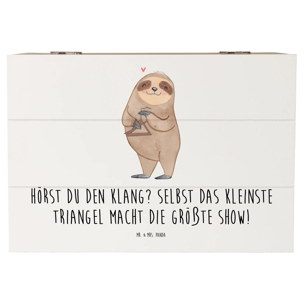 Wooden chest Hörst du den Klang? Selbst das kleinste Triangel macht die größte Show! Holzkiste, Dekokiste, Geschenkbox, Erinnerungskiste, Erinnerungsbox, Schatzkiste, Geschenkdose, Truhe, Aufbewahrungsbox, Kiste, XXL, Schatulle, Instrumente, Geschenke Musiker, Musikliebhaber