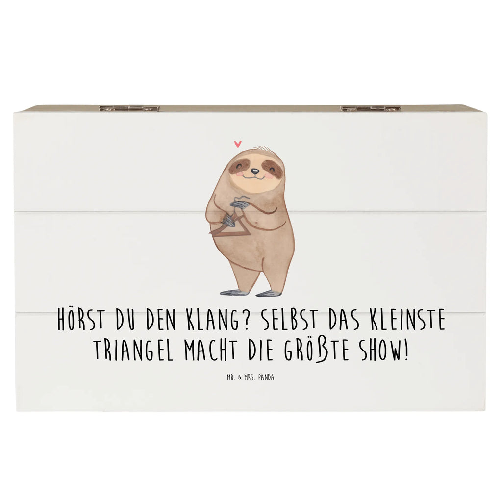 Wooden chest Hörst du den Klang? Selbst das kleinste Triangel macht die größte Show! Holzkiste, Dekokiste, Geschenkbox, Erinnerungskiste, Erinnerungsbox, Schatzkiste, Geschenkdose, Truhe, Aufbewahrungsbox, Kiste, XXL, Schatulle, Instrumente, Geschenke Musiker, Musikliebhaber