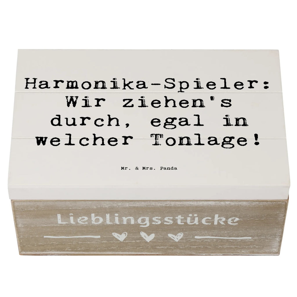 Holzkiste Spruch Harmonika Spieler Erinnerungskiste, Holzkiste, Geschenkbox, Schatulle, Dekokiste, Geschenkdose, Kiste, XXL, Schatzkiste, Aufbewahrungsbox, Erinnerungsbox, Truhe, Instrumente, Geschenke Musiker, Musikliebhaber