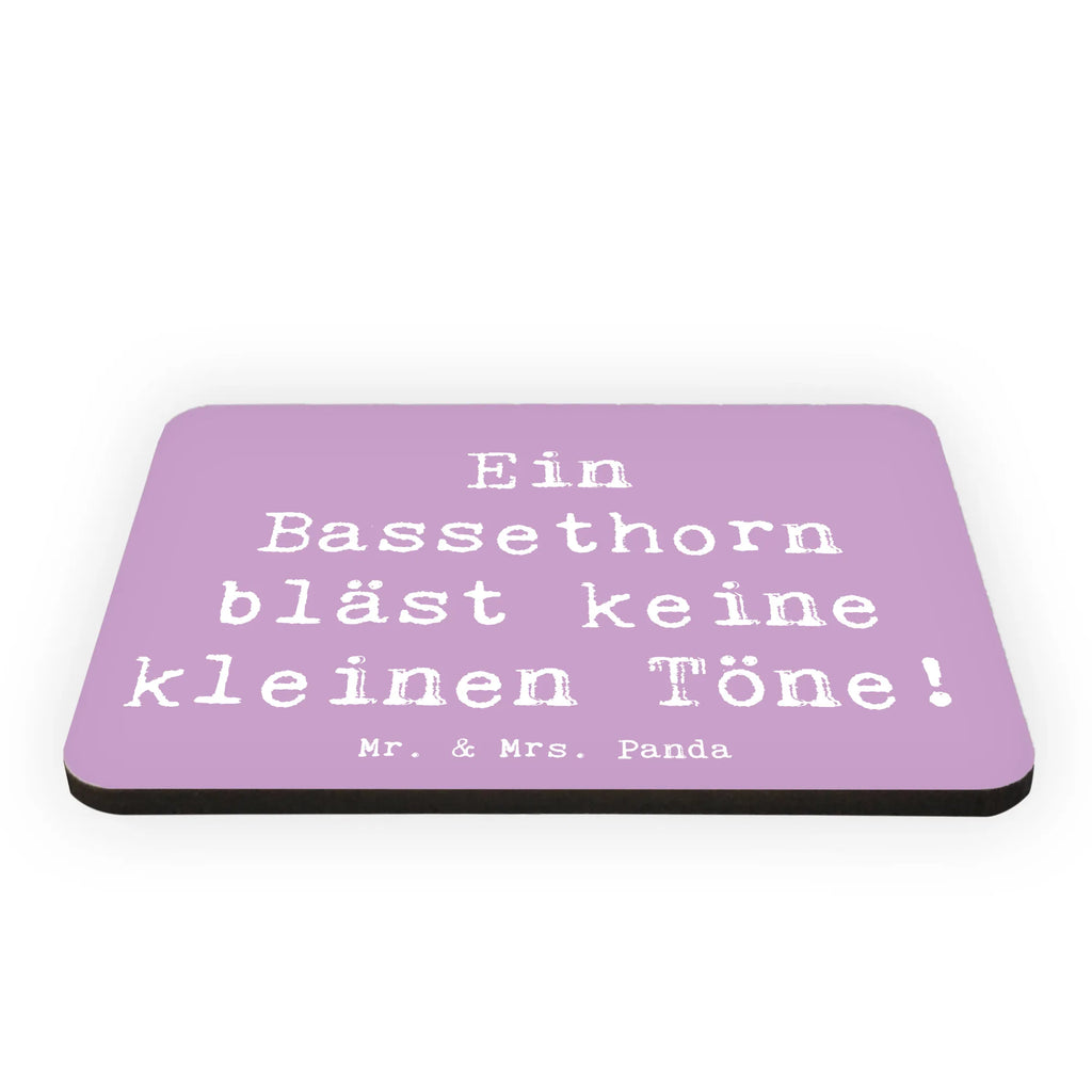 Magnet Spruch Ein Bassethorn bläst keine kleinen Töne! Motivmagnete, Notiz Magnet, Pinnwandmagnet, Kühlschrankmagnet, Whiteboard Magnet, Dekomagnet, Kühlschrank Dekoration, Souvenir Magnet, Instrumente, Geschenke Musiker, Musikliebhaber