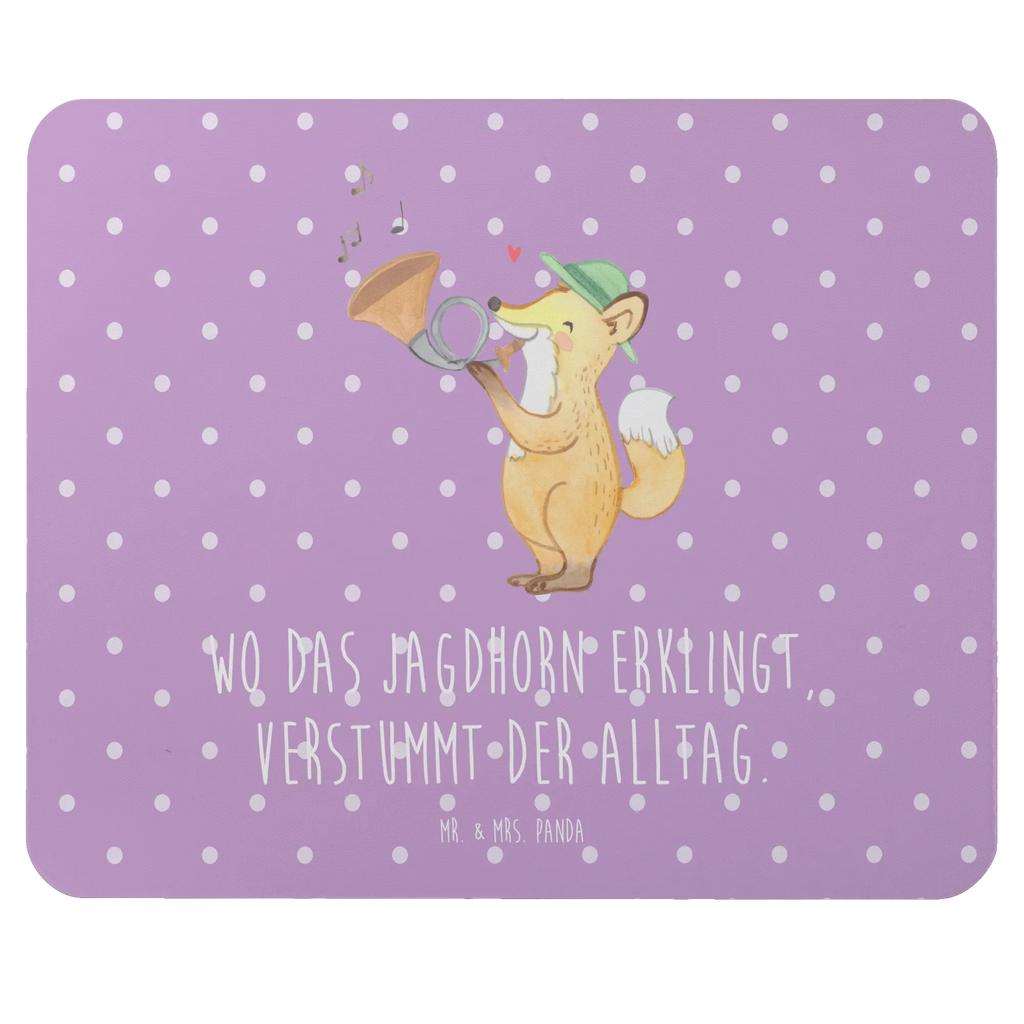 Mouse mat Wo das Jagdhorn erklingt, verstummt der Alltag. Büroausstattung, Mousepad, Mausunterlage, Computer zubehör, PC Zubehör, Mauspad, Mauspad Büro, Designer Mauspad, Arbeitszimmer, Einzigartiges Mauspad, Instrumente, Geschenke Musiker, Musikliebhaber