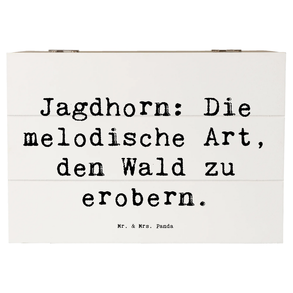 Holzkiste Spruch Jagdhorn Magie Erinnerungsbox, Dekokiste, Geschenkdose, XXL, Aufbewahrungsbox, Geschenkbox, Erinnerungskiste, Kiste, Schatulle, Holzkiste, Truhe, Schatzkiste, Instrumente, Geschenke Musiker, Musikliebhaber