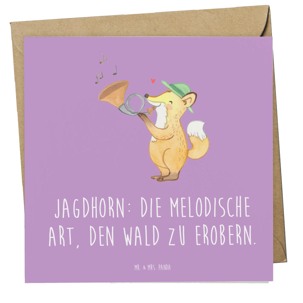 Deluxe Card Jagdhorn: Die melodische Art, den Wald zu erobern. Einladungskarte, Klappkarte, Geburtstagskarte, Hochwertige Klappkarte, Glückwunschkarte, Hochzeitskarte, Karte, Grußkarte, Hochwertige Grußkarte, Instrumente, Geschenke Musiker, Musikliebhaber