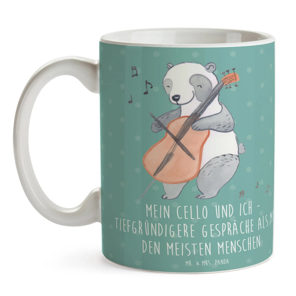 Tasse Violoncello Gespräche Bürotasse, Tasse mit Zitaten, Tasse mit Motiven, Teetasse, Tasse, Kaffeetasse, Porzellantasse, Keramiktasse, Geschenktasse, Instrumente, Geschenke Musiker, Musikliebhaber