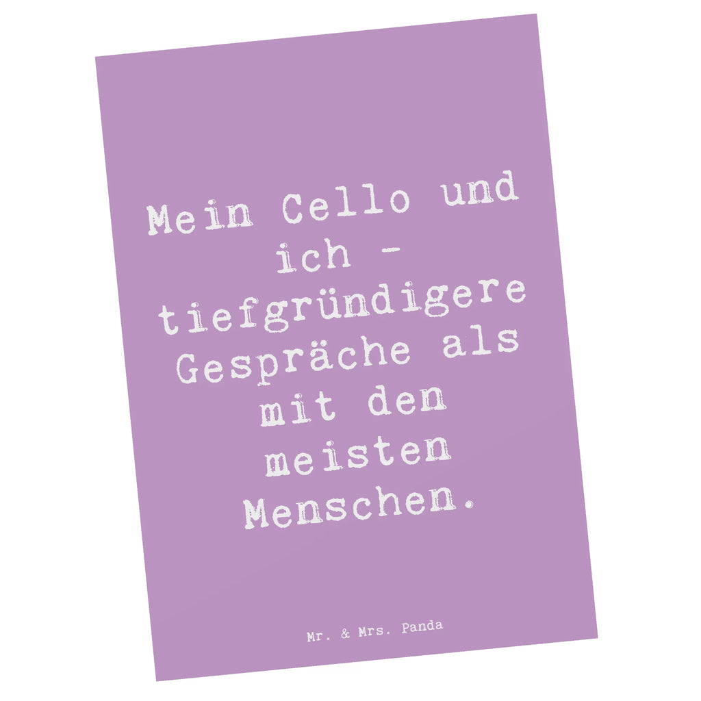 Postkarte Spruch Violoncello Gespräche Karte, Ansichtskarten, Einladung Geburtstag, Grußkarte, Ansichtskarte, Einladungskarten Geburtstag, Dankeskarte, Postkarte, Geburtstagskarte, Geschenkkarte, Einladung, Einladungskarte, Instrumente, Geschenke Musiker, Musikliebhaber