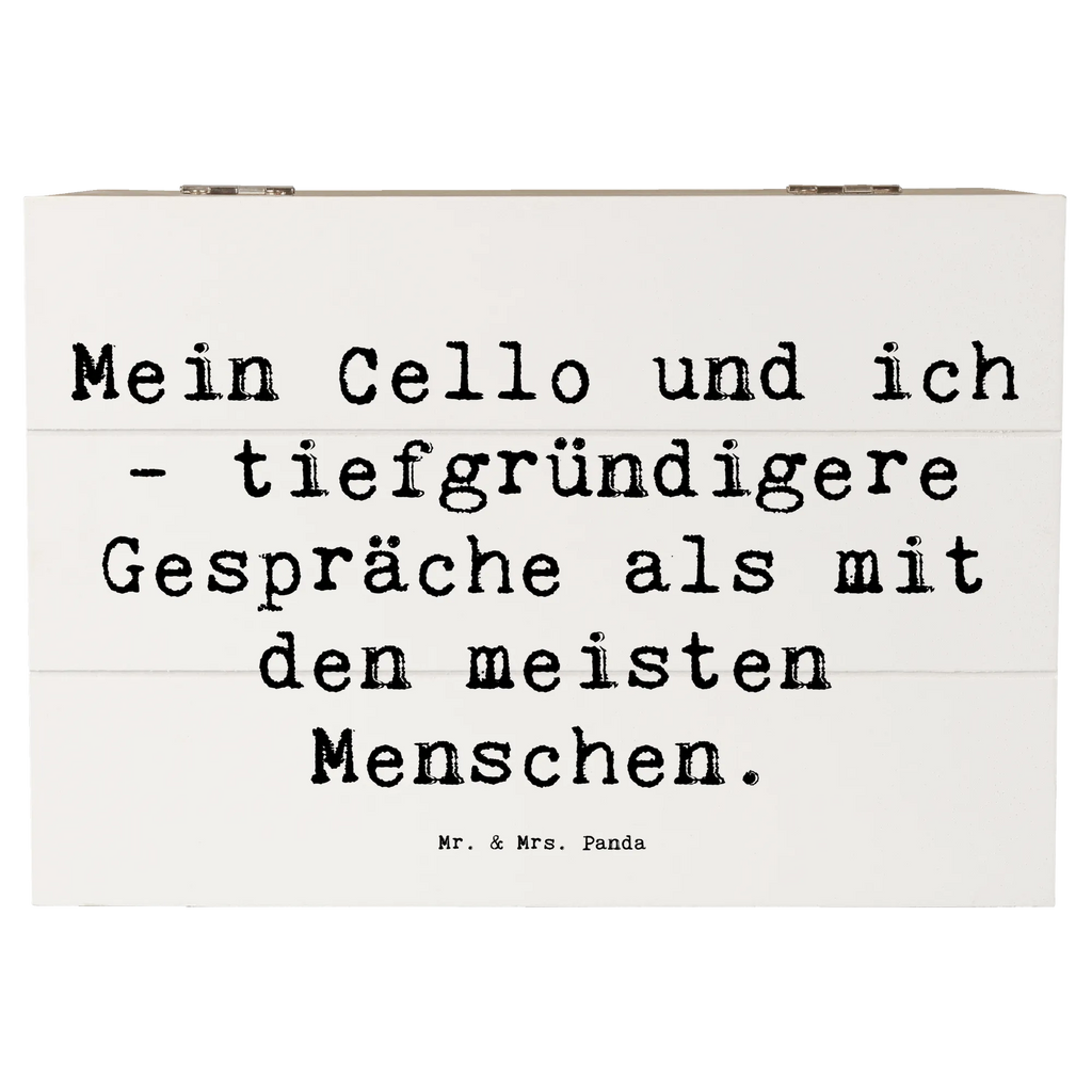 Holzkiste Spruch Violoncello Gespräche Kiste, Schatulle, Truhe, Dekokiste, Holzkiste, Erinnerungsbox, Schatzkiste, Aufbewahrungsbox, Geschenkbox, Geschenkdose, Erinnerungskiste, XXL, Instrumente, Geschenke Musiker, Musikliebhaber
