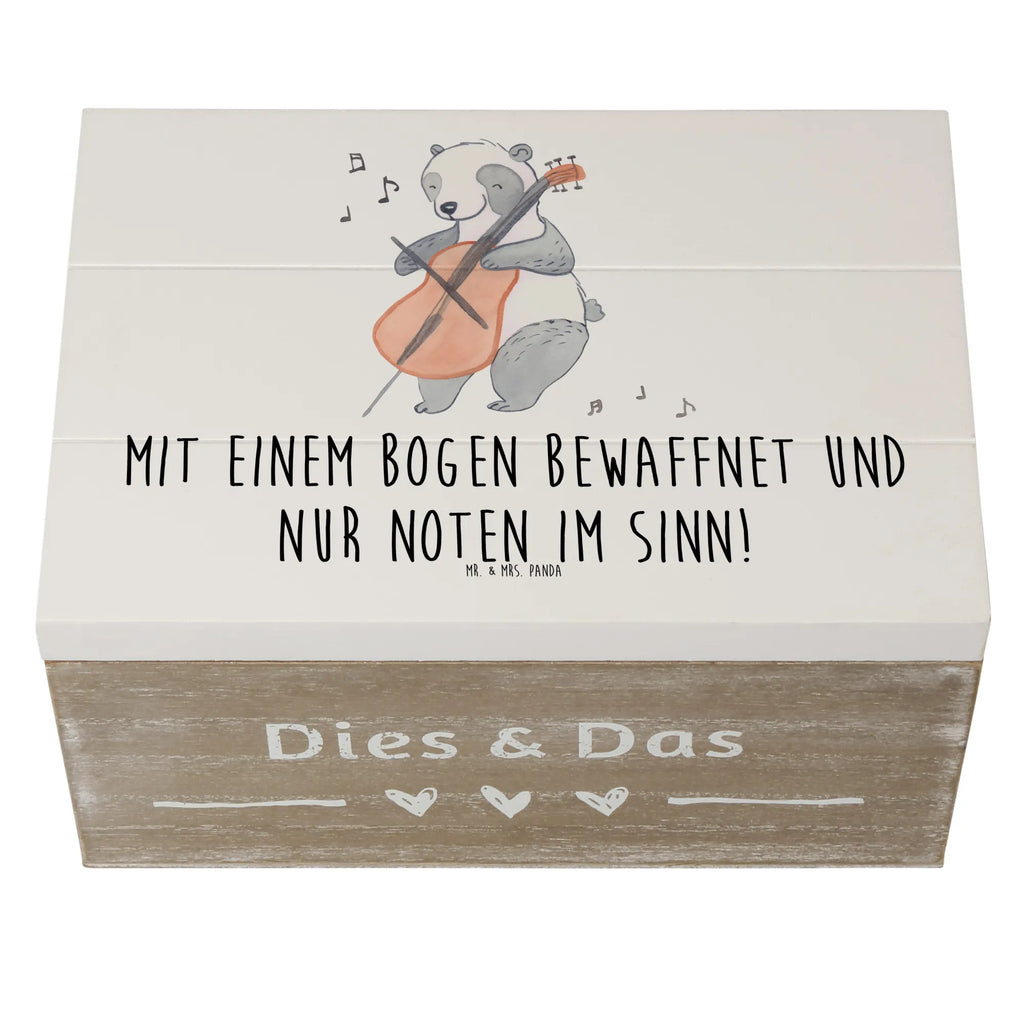 Wooden chest Mit einem Bogen bewaffnet und nur Noten im Sinn! Geschenkdose, Erinnerungsbox, Holzkiste, Aufbewahrungsbox, Kiste, Schatulle, Schatzkiste, Dekokiste, XXL, Erinnerungskiste, Geschenkbox, Truhe, Instrumente, Geschenke Musiker, Musikliebhaber