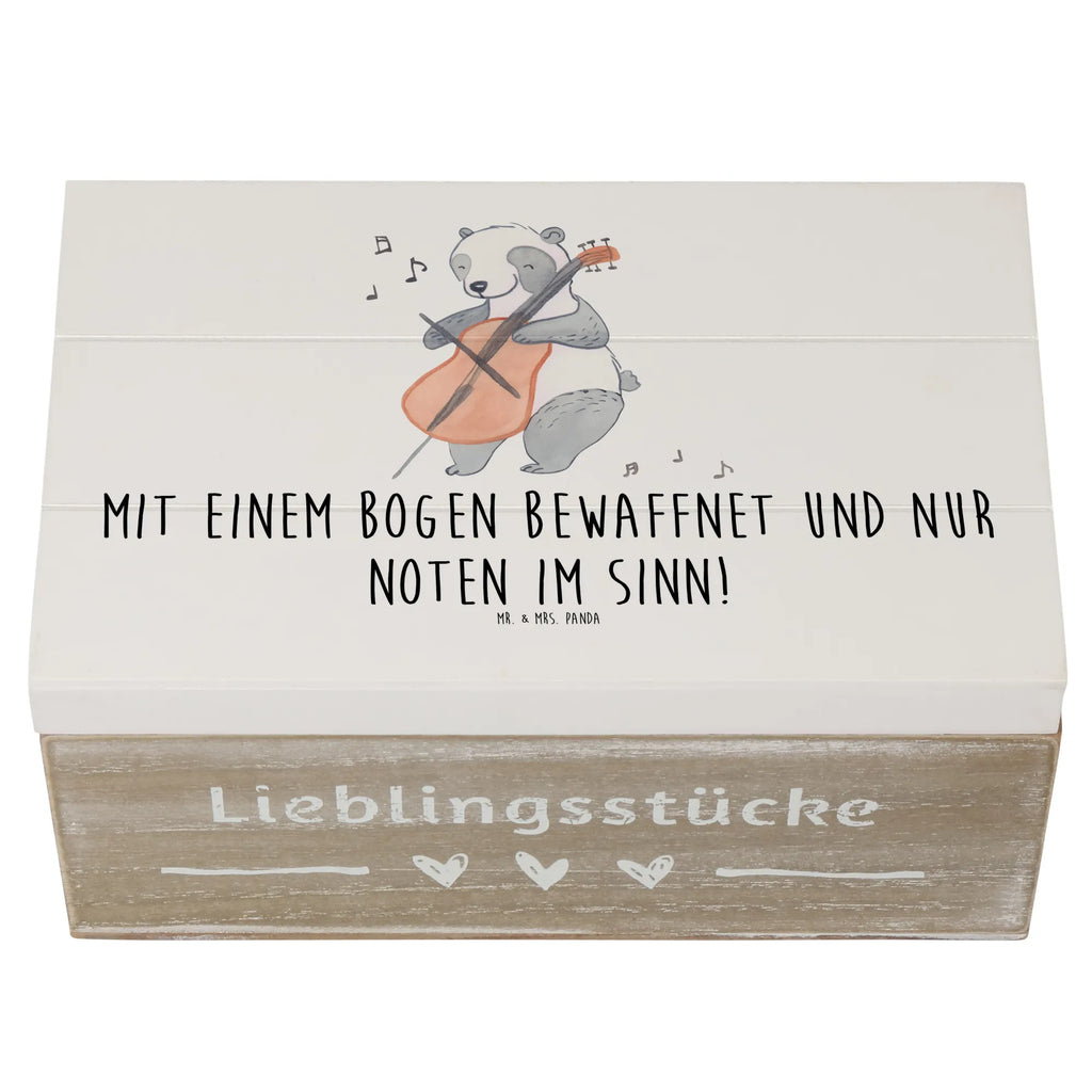 Wooden chest Mit einem Bogen bewaffnet und nur Noten im Sinn! Geschenkdose, Erinnerungsbox, Holzkiste, Aufbewahrungsbox, Kiste, Schatulle, Schatzkiste, Dekokiste, XXL, Erinnerungskiste, Geschenkbox, Truhe, Instrumente, Geschenke Musiker, Musikliebhaber