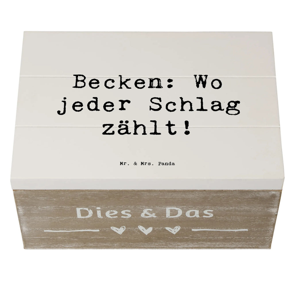 Holzkiste Spruch Becken Holzkiste, Schatzkiste, Erinnerungsbox, Kiste, Geschenkdose, Schatulle, Truhe, Erinnerungskiste, Aufbewahrungsbox, XXL, Dekokiste, Geschenkbox, Instrumente, Geschenke Musiker, Musikliebhaber