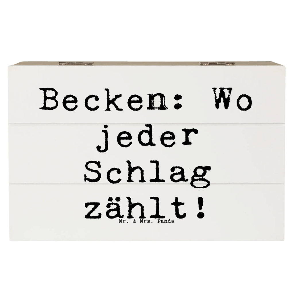 Holzkiste Spruch Becken Holzkiste, Schatzkiste, Erinnerungsbox, Kiste, Geschenkdose, Schatulle, Truhe, Erinnerungskiste, Aufbewahrungsbox, XXL, Dekokiste, Geschenkbox, Instrumente, Geschenke Musiker, Musikliebhaber