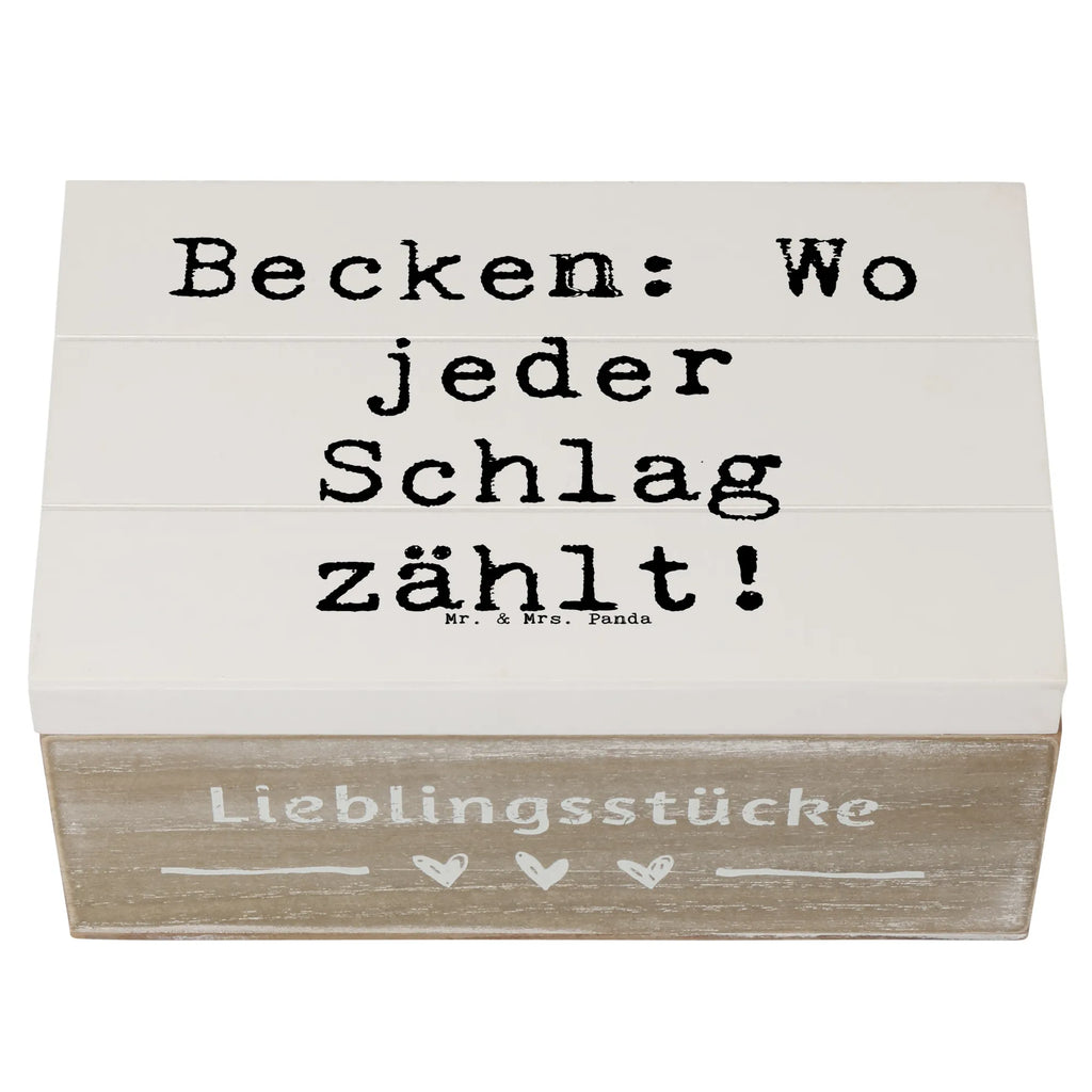 Holzkiste Spruch Becken Holzkiste, Schatzkiste, Erinnerungsbox, Kiste, Geschenkdose, Schatulle, Truhe, Erinnerungskiste, Aufbewahrungsbox, XXL, Dekokiste, Geschenkbox, Instrumente, Geschenke Musiker, Musikliebhaber