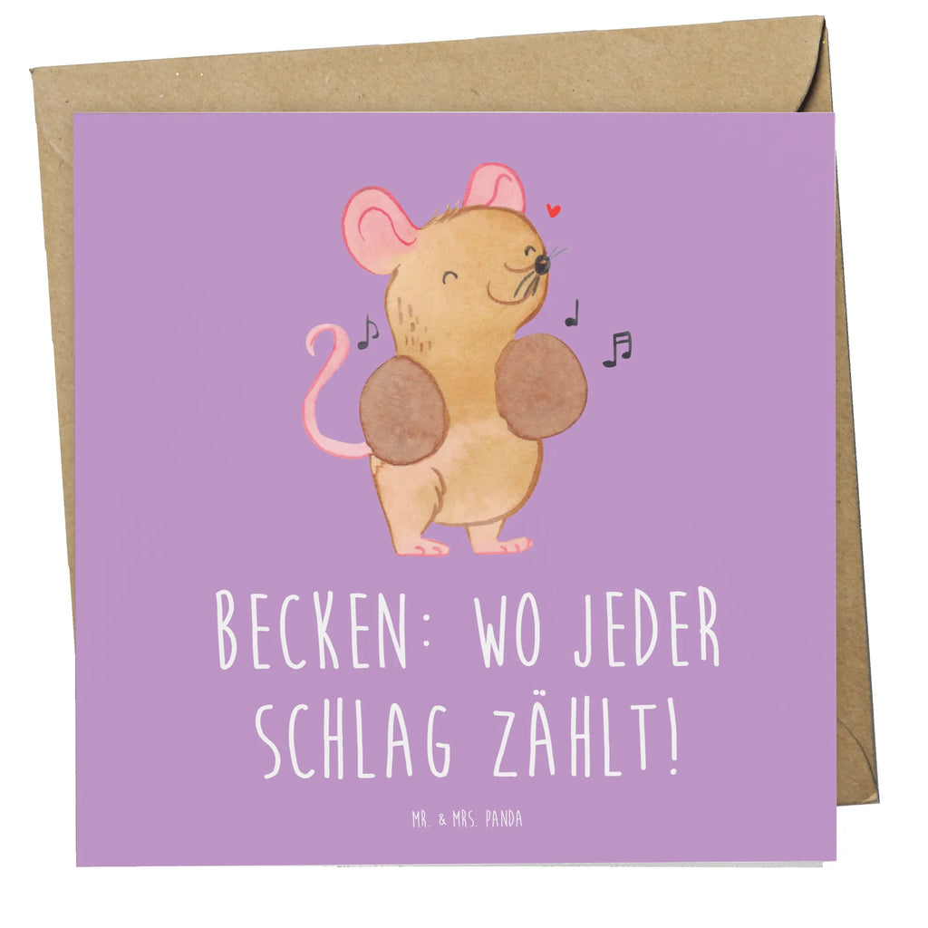 Deluxe Card Becken: Wo jeder Schlag zählt! Einladungskarte, Karte, Hochwertige Grußkarte, Hochwertige Klappkarte, Klappkarte, Glückwunschkarte, Hochzeitskarte, Grußkarte, Geburtstagskarte, Instrumente, Geschenke Musiker, Musikliebhaber