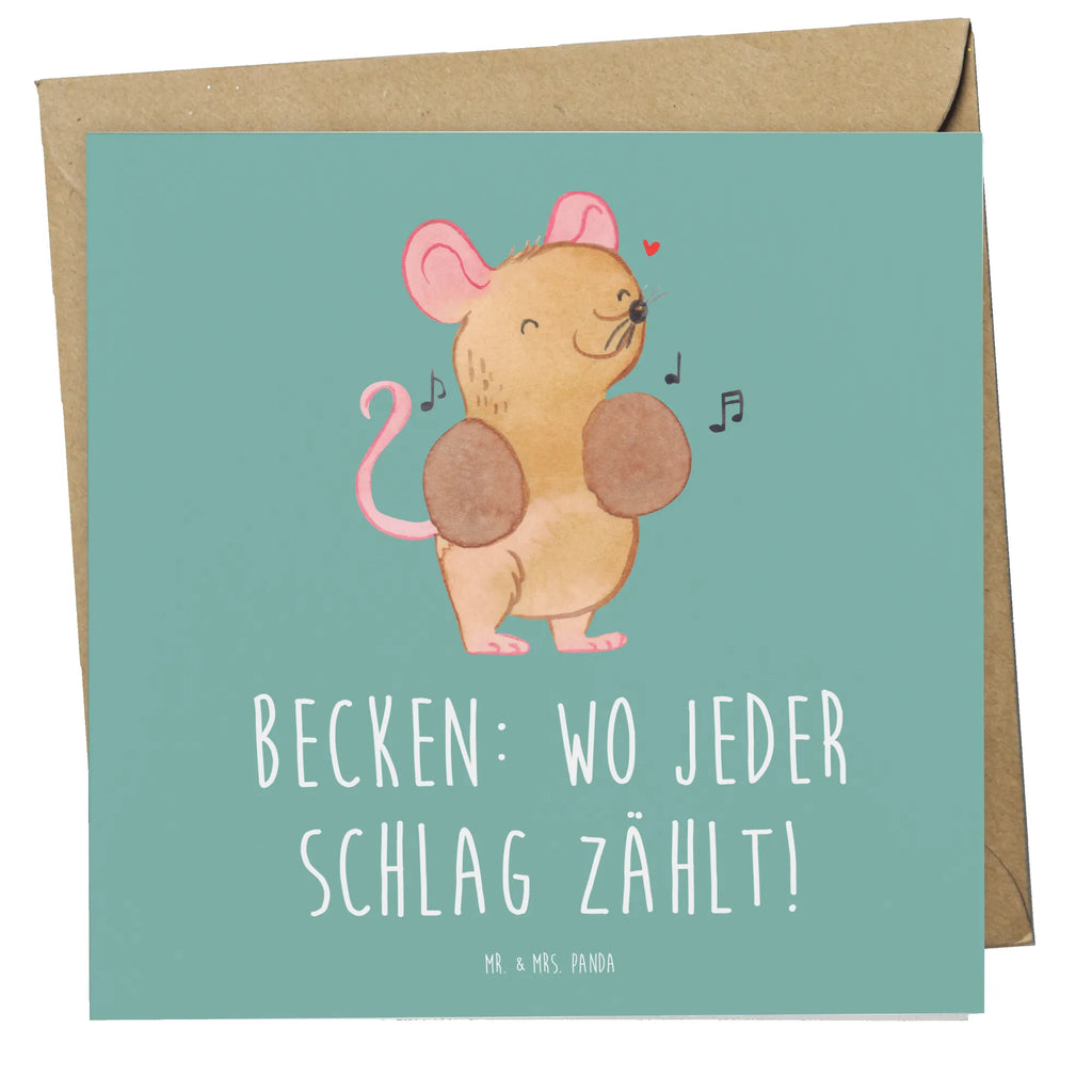 Deluxe Card Becken: Wo jeder Schlag zählt! Einladungskarte, Karte, Hochwertige Grußkarte, Hochwertige Klappkarte, Klappkarte, Glückwunschkarte, Hochzeitskarte, Grußkarte, Geburtstagskarte, Instrumente, Geschenke Musiker, Musikliebhaber