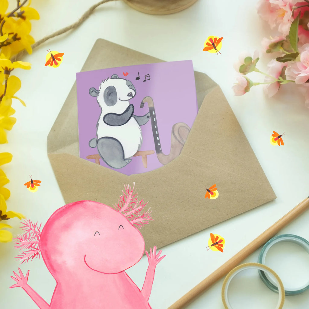 Greetings card Kleine Noten, großer Sound! Geburtstagskarte, Karte, Glückwunschkarte, Grußkarte, Klappkarte, Einladungskarte, Hochzeitskarte, Ansichtskarten, Instrumente, Geschenke Musiker, Musikliebhaber