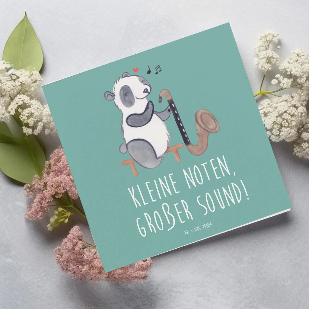 Deluxe Card Kleine Noten, großer Sound! Klappkarte, Karte, Hochwertige Klappkarte, Hochwertige Grußkarte, Grußkarte, Hochzeitskarte, Einladungskarte, Glückwunschkarte, Geburtstagskarte, Instrumente, Geschenke Musiker, Musikliebhaber
