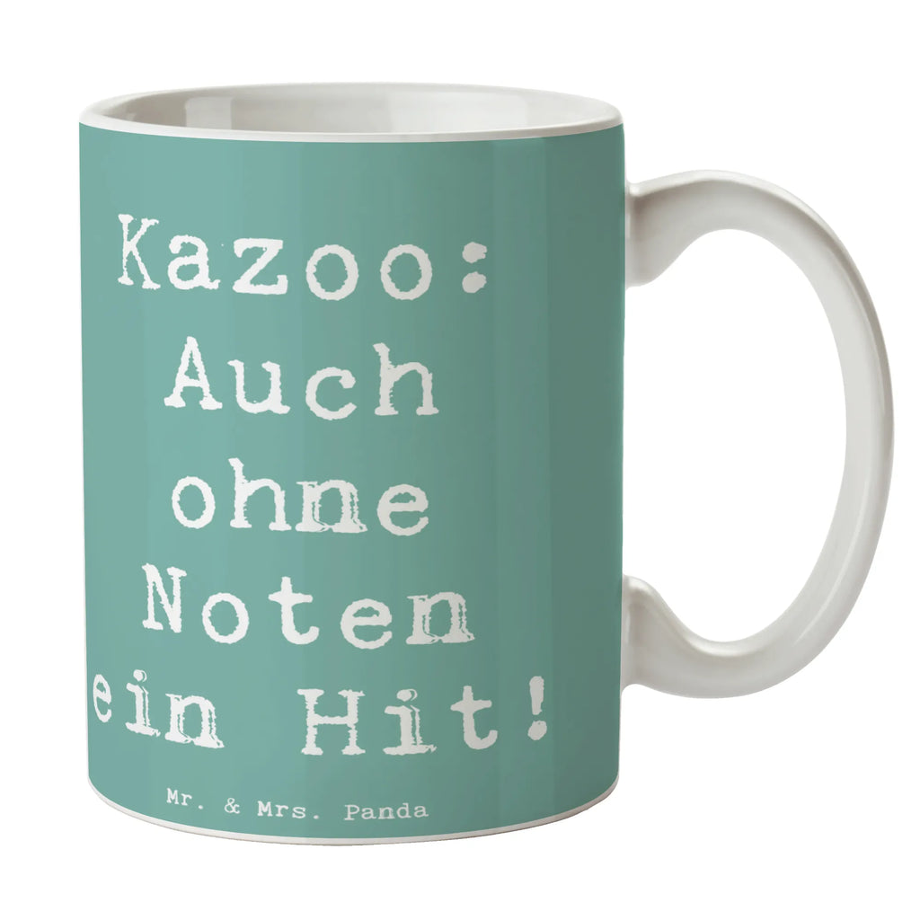 Tasse Spruch Kazoo Hit Teetasse, Kaffeetasse, Keramiktasse, Tasse mit Motiven, Porzellantasse, Tasse mit Zitaten, Tasse, Geschenktasse, Bürotasse, Instrumente, Geschenke Musiker, Musikliebhaber