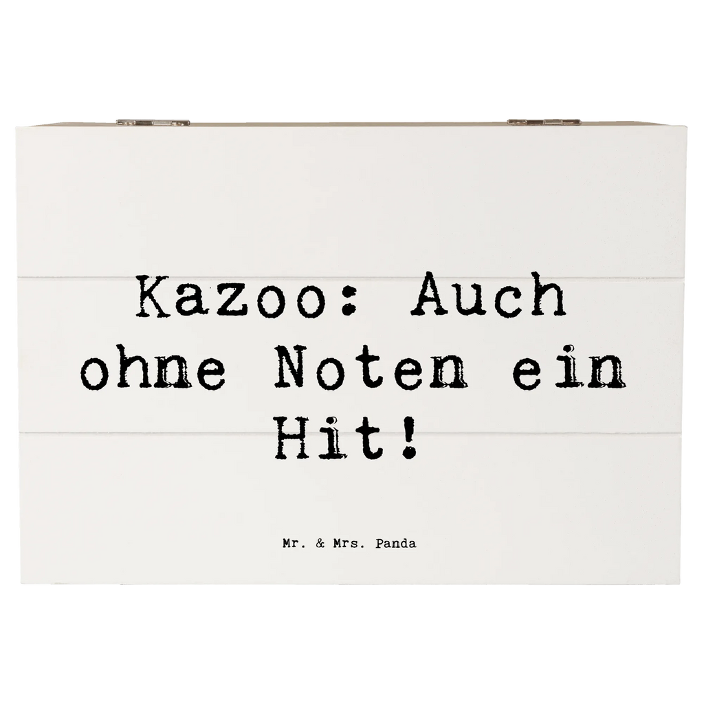 Holzkiste Spruch Kazoo Hit XXL, Geschenkdose, Aufbewahrungsbox, Schatulle, Schatzkiste, Truhe, Dekokiste, Erinnerungskiste, Kiste, Holzkiste, Geschenkbox, Erinnerungsbox, Instrumente, Geschenke Musiker, Musikliebhaber