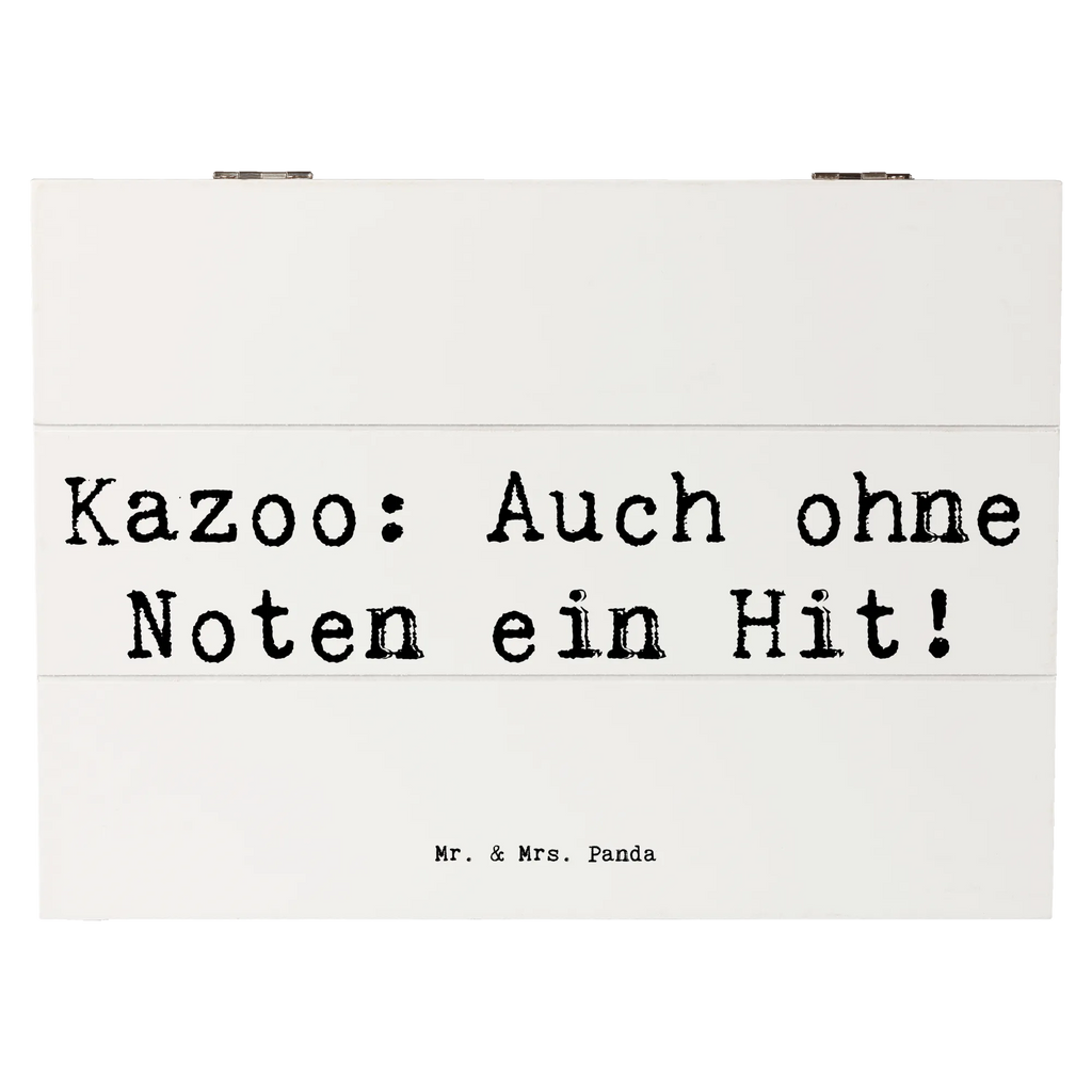 Holzkiste Spruch Kazoo Hit XXL, Geschenkdose, Aufbewahrungsbox, Schatulle, Schatzkiste, Truhe, Dekokiste, Erinnerungskiste, Kiste, Holzkiste, Geschenkbox, Erinnerungsbox, Instrumente, Geschenke Musiker, Musikliebhaber