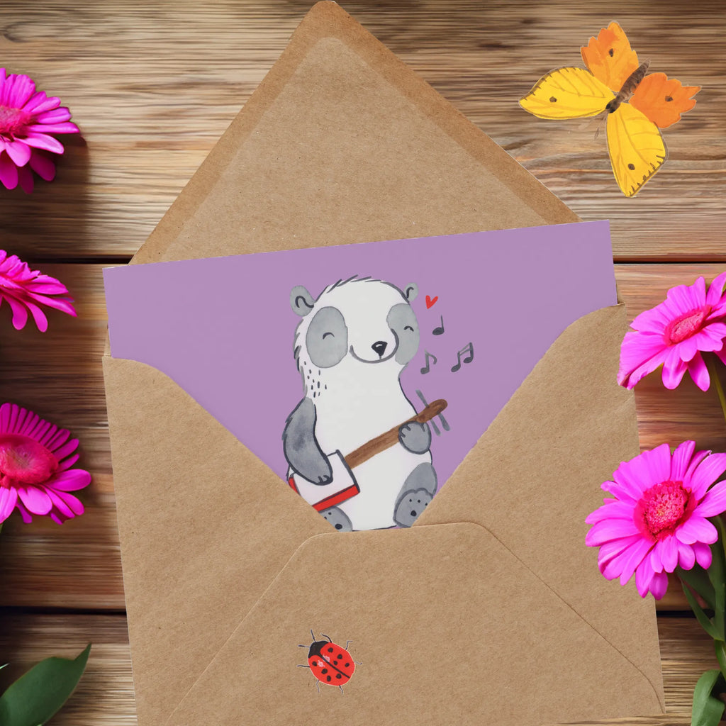 Deluxe Karte Shamisen Abenteuer Hochwertige Grußkarte, Klappkarte, Karte, Geburtstagskarte, Hochwertige Klappkarte, Einladungskarte, Glückwunschkarte, Grußkarte, Hochzeitskarte, Instrumente, Geschenke Musiker, Musikliebhaber