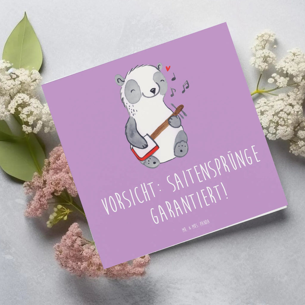 Deluxe Karte Shamisen Abenteuer Hochwertige Grußkarte, Klappkarte, Karte, Geburtstagskarte, Hochwertige Klappkarte, Einladungskarte, Glückwunschkarte, Grußkarte, Hochzeitskarte, Instrumente, Geschenke Musiker, Musikliebhaber